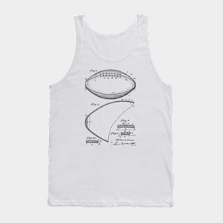 Football Vintage Patent Hand Drawing Tank Top